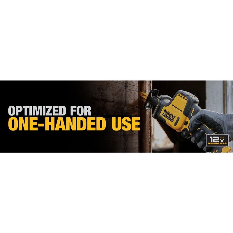 DEWALT DCS312B XTREME 12V MAX Brushless One Handed Cordless Reciprocating Saw (Tool Only)