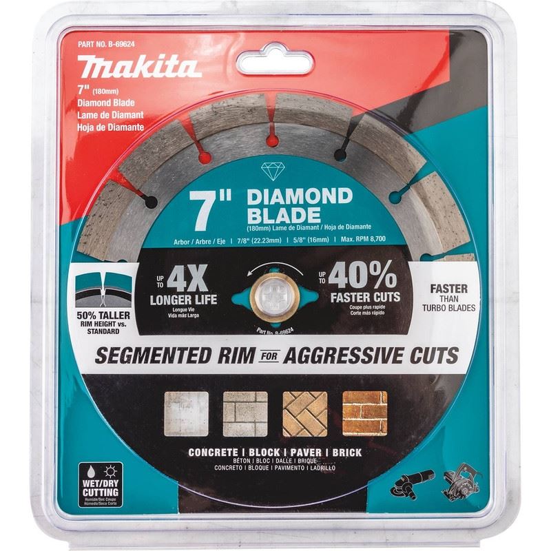 Makita B-69624 7in Diamond Blade - Segmented