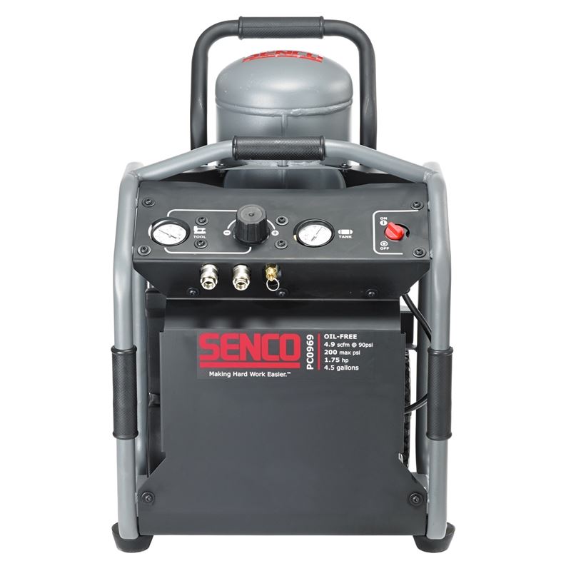 Senco | PC0969 1-3/4 HP, 4-1/2 Gallon Roll Away Air Compressor