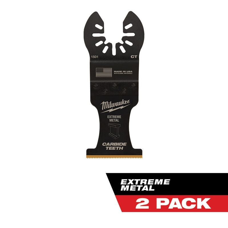 Milwaukee 49-25-1502 OPEN-LOK 1-3/8 in Titanium Enhanced Carbide Teeth Metal Blade 2 Pk