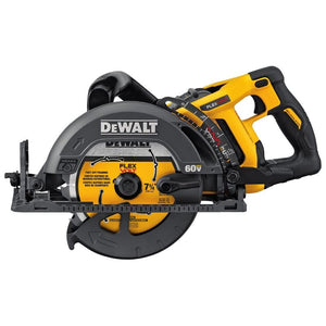 DCS577X1 FLEXVOLTÂ® 60V MAX* 7-1/4 in. Cordless Worm Drive Style Saw (9.0Ah Battery)