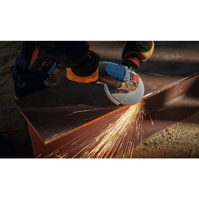 Bosch GWX18V-13CN PROFACTOR 18V Spitfire X-LOCK Connected-Ready 5 - 6 In. Angle Grinder with Slide Switch (Bare Tool)