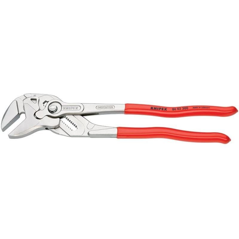 KNIPEX 86 03 300 SBA 12 in Pliers Wrench, Chrome