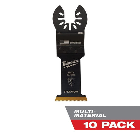 Milwaukee 49-25-1239 OPEN-LOK 1-3/8 in Titanium Enhanced Bi-Metal Multi-Material Blades 10 Pk