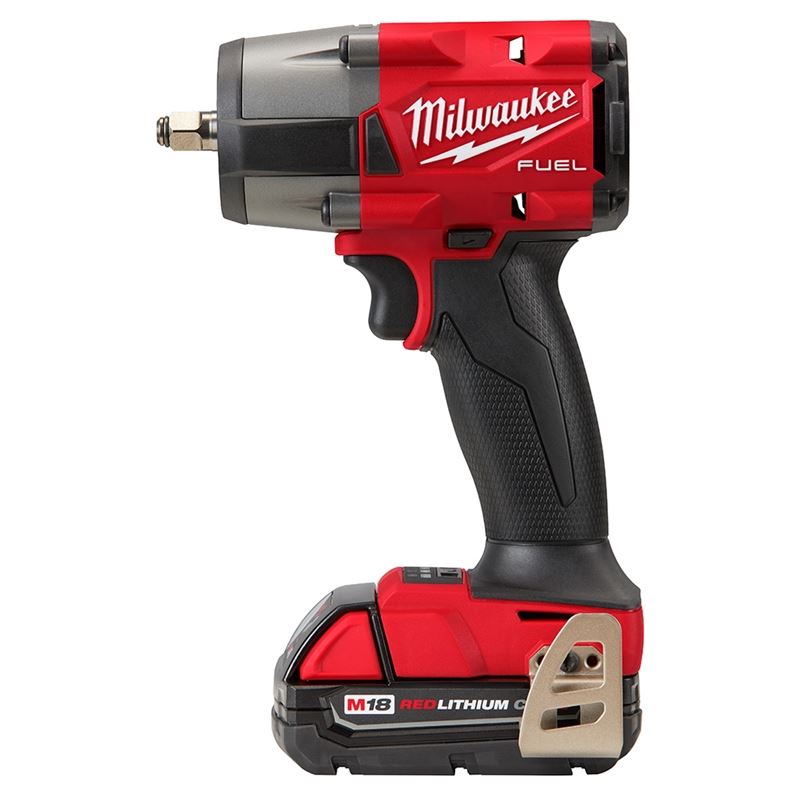 2960-22CT M18 FUEL 18 Volt Lithium-Ion Brushless Cordless 3/8 Mid-Torque Impact Wrench w/ Friction Ring CP2.0 Kit