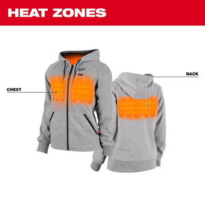 Milwaukee 336G-21 M12 Womens Heated Hoodie - Gray