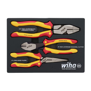 WIHA 32960 3 Piece Insulated Pliers and Cutters Tray Set