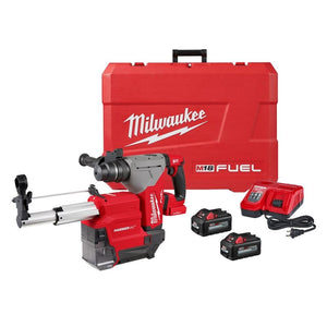 Milwaukee 2915-22DE M18 FUEL 1-1/8in SDS Plus Rotary Hammer w/ ONE-KEY and HAMMERVAC Dedicated Dust Extractor Kit