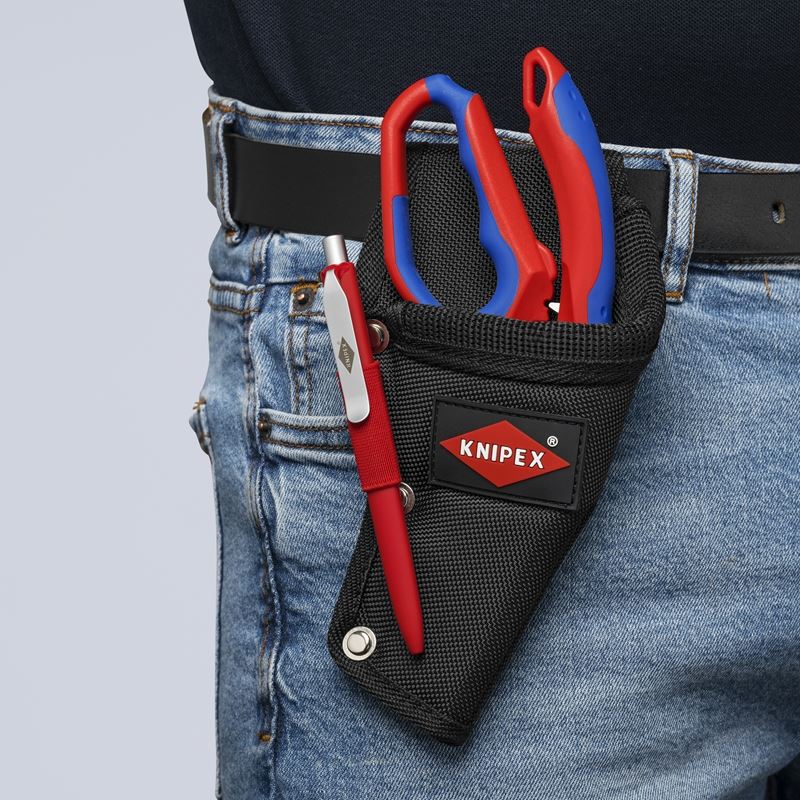 KNIPEX 00 19 75 LE  8-1/2in Multi-purpose Belt Pouch, Empty