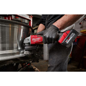 Milwaukee 2889-20 M18 FUEL 4-1/2in / 5in Variable Speed Braking Grinder, Slide Switch Lock-On