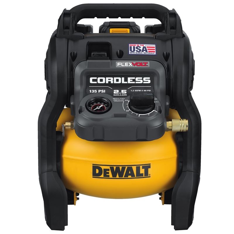 DEWALT DCC2560T1 FLEXVOLT 60V MAX* 2.5 GALLON CORDLESS AIR COMPRESSOR KIT