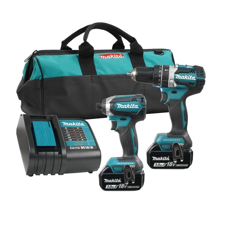 Makita DLX2180S 18V (3.0 Ah) LXT 2 Tool Combo Kit