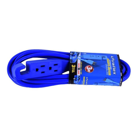 Extension Cord SJTW 16 / 3 3m 3-Outlet Block Heater