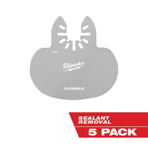 Milwaukee 49-25-2222 OPEN-LOK Mushroom Sealant Scraper Blade 5 Pk