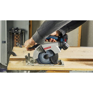 Bosch GKS18V-22LB25 18V Brushless Blade-Left 6-1/2 In. Circular Saw Kit with (2) CORE 18V 4.0 Ah Compact Batteries