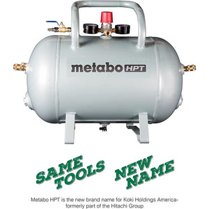 metabo HPT UA3810ABCM 10 Gallon ASME Certified Reserve Air Tank