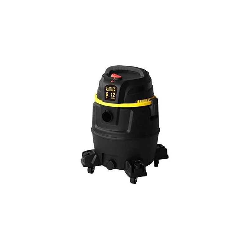 Stanley SL18501P-12A 12 Gallon 6 Peak Horsepower Industrial Wet/Dry Vacuum