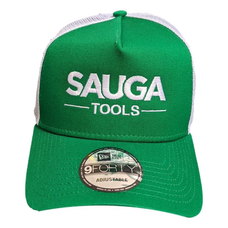 Sauga Tools New Era 9Forty Green Trucker Hat