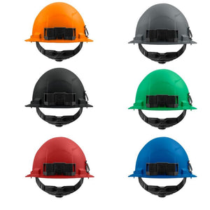 Milwaukee Full Brim Hard Hat w/4pt Ratcheting Suspension