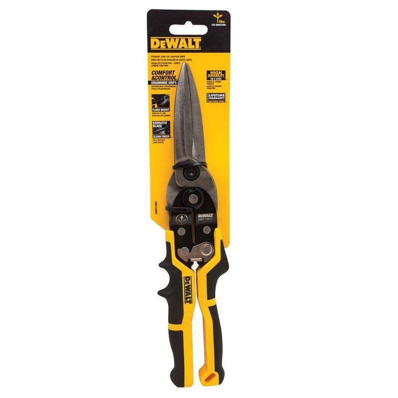 DEWALT DWHT14681 Straight Long Cut Aviation Snip