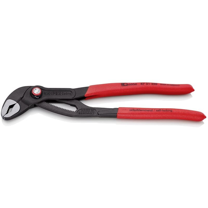 KNIPEX 87 21 250 SBA 10 in Cobra QuickSet Pump Pliers