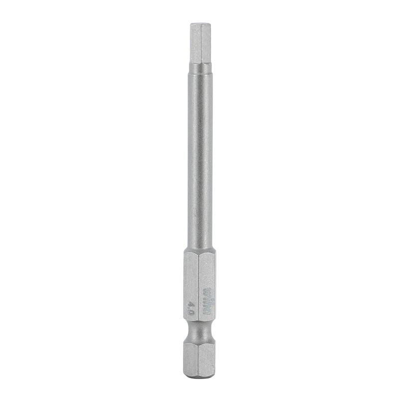 Wiha Hex Metric Power Bit 4.0 x 70mm Pack of 10 Bits