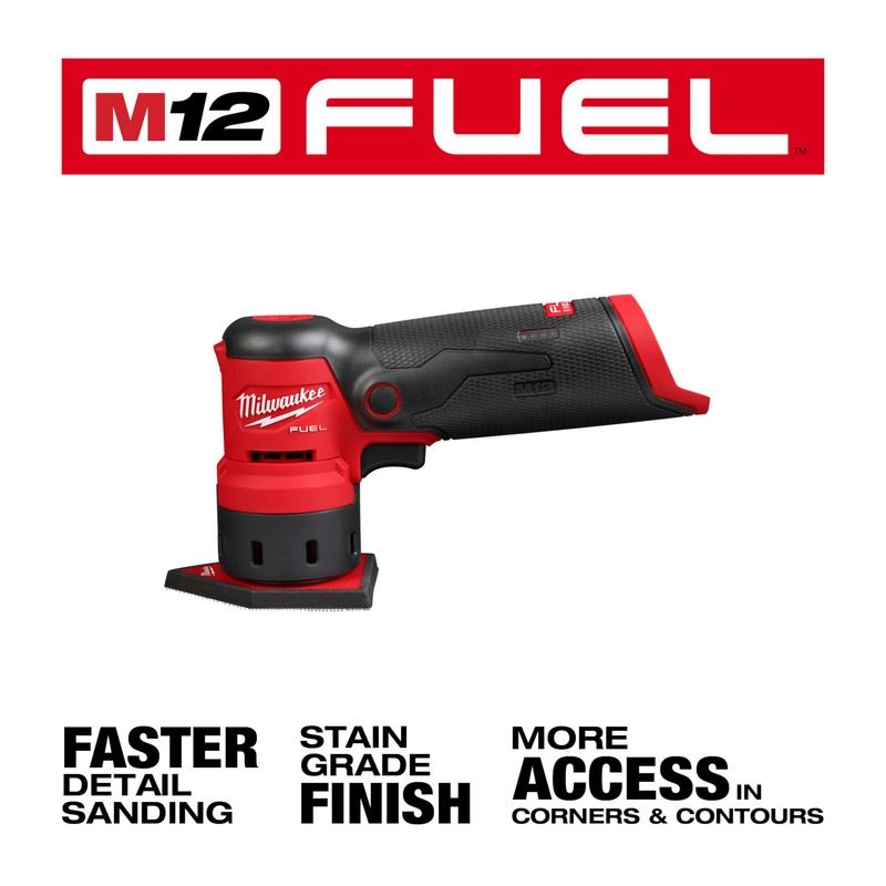 Milwaukee 2531-20 M12 FUEL Orbital Detail Sander