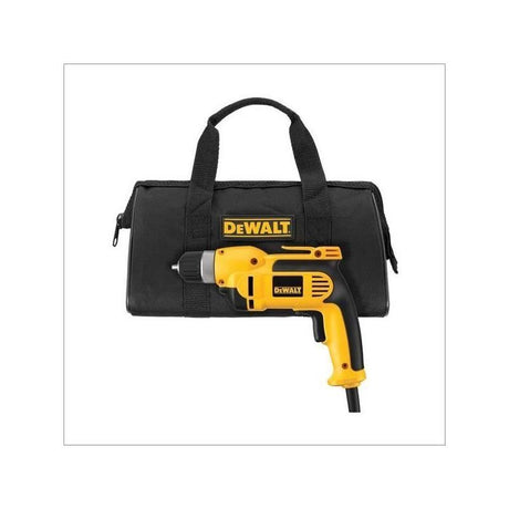 DEWALT | DWD110K 3/8" (10 mm) VSR Pistol Grip Drill Kit with Keyless Chuck