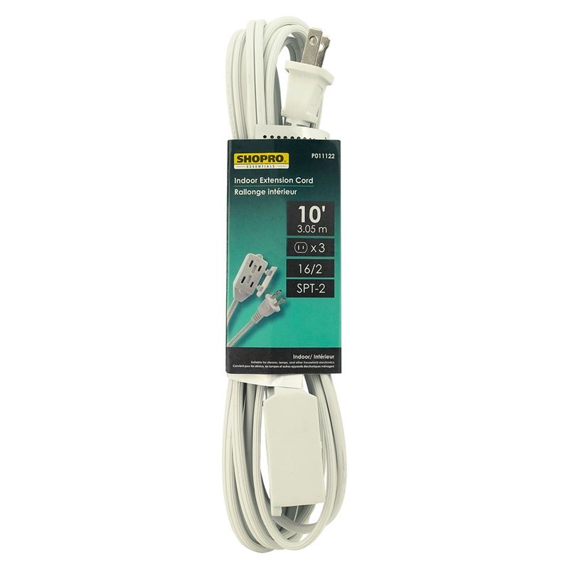 ROK 10ft 3-Outlet Extension Cord