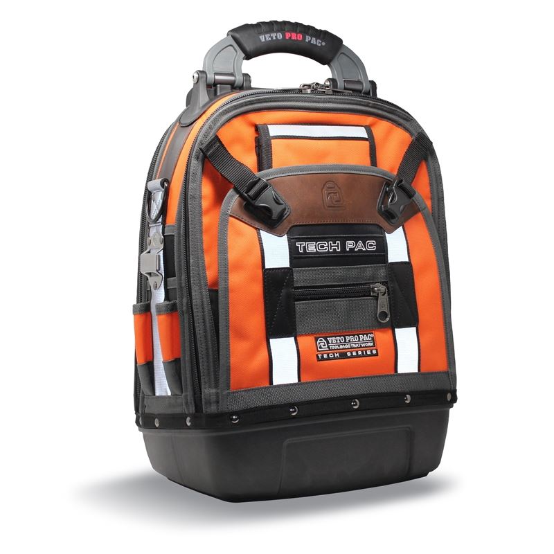 Veto Pro Pac TECH PAC HI-VIZ ORANGE BACKPACK TOOL BAG