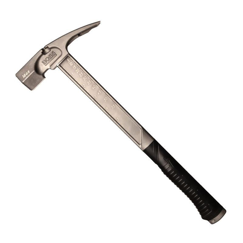 BOSS HAMMER BH16TIM 16 OZ. Pro Series Titanium Hammer - Milled