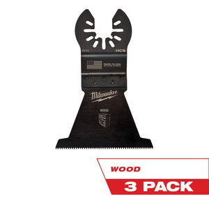 Milwaukee 49-25-1113 OPEN-LOK 2-1/2 in Hcs Wood Blades 3 Pk