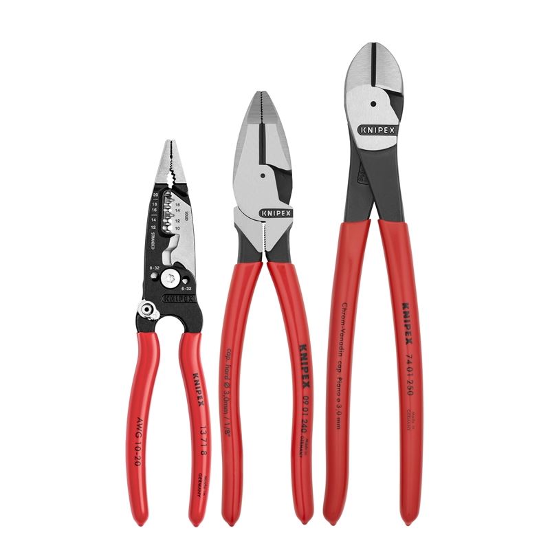 KNIPEX 9K 00 80 158 US 3 Pc Electrical Set