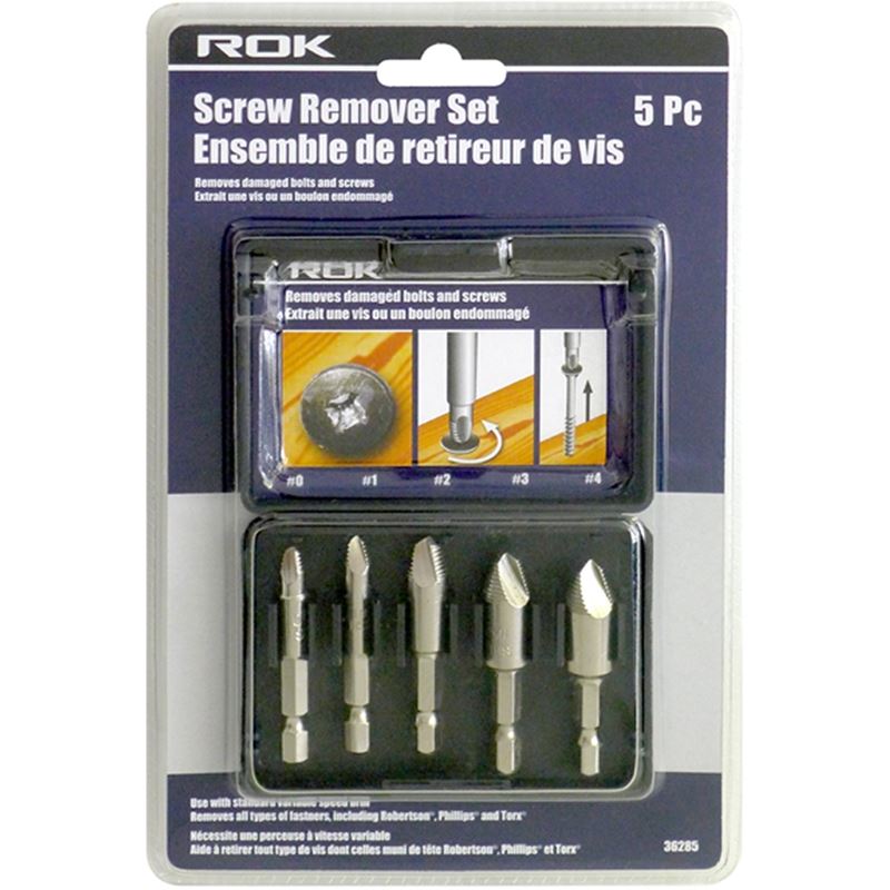 ROK SCREW REMOVER SET 5PC