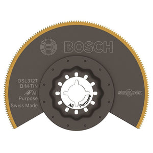 Bosch | OSL312T 3-1/2 In. Starlock Titanium Bi-Metal Segmented Saw Blade