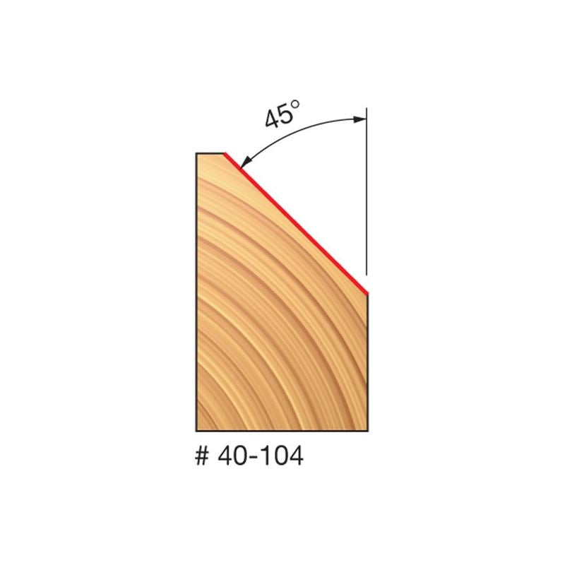 Freud | 40-104 1-11/32 (Dia.) Chamfer Bit