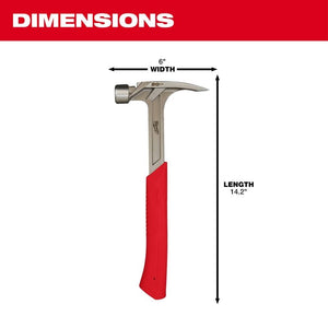 Milwaukee 48-22-9020 20oz Smooth Face Rip Claw Hammer