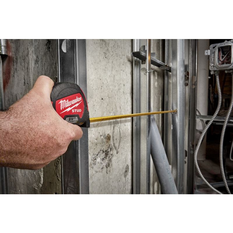 Milwaukee 48-22-9725M Magnetic STUD Magnetic Tape Measure