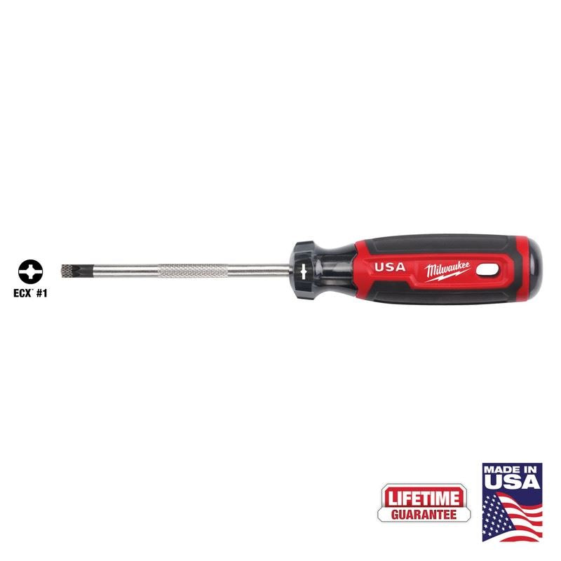 Milwaukee MT215 #1 ECX 4in Cushion Grip Screwdriver (USA)