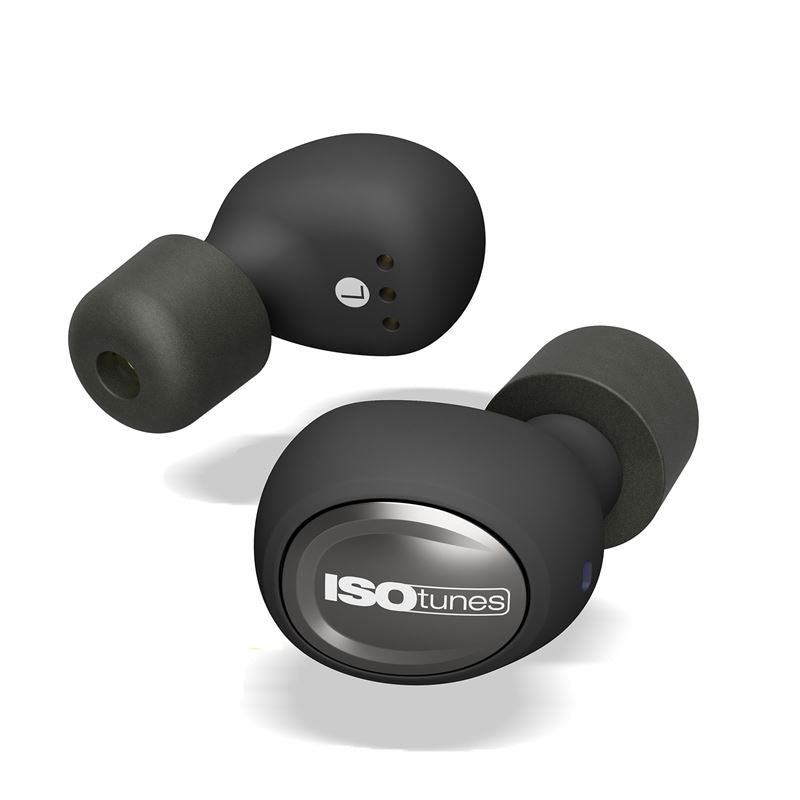 ISOtunes FREE True Wireless Noise-Isolating Earbuds - Black