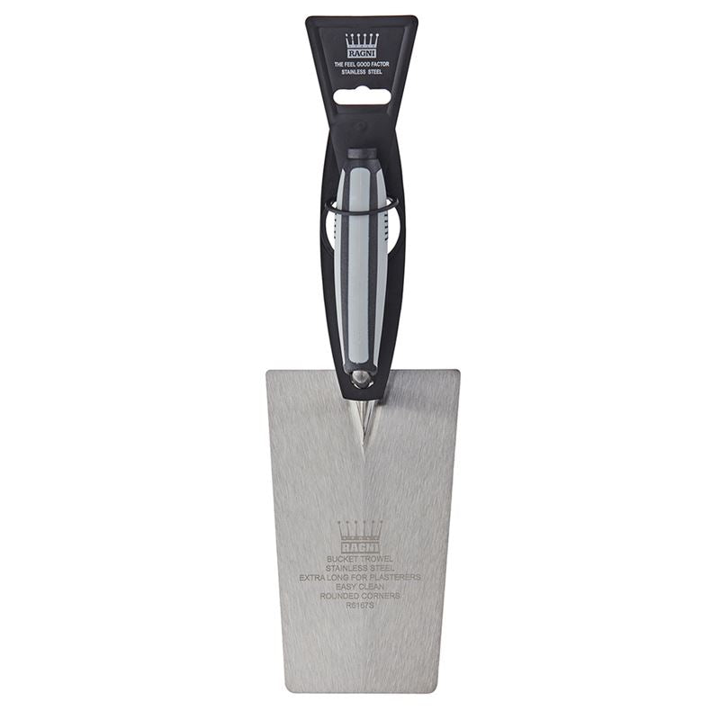 RAGNI R6167S 7 in Stainless Steel Plasterers Bucket Trowel