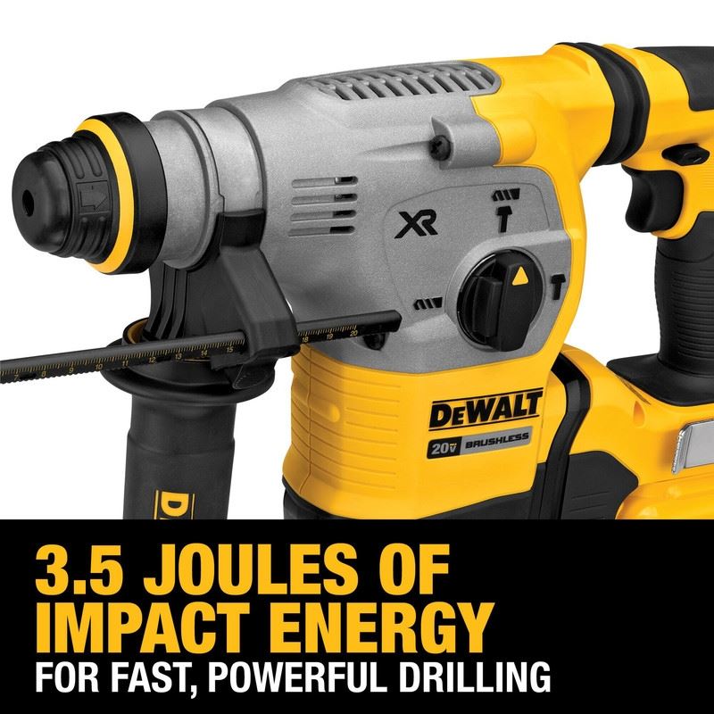 DEWALT DCH293R2 20V MAX 1-1/8 in. XR Brushless Cordless SDS PLUS Rotary Hammer Kit