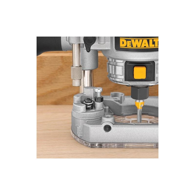 DEWALT | DWP611PK 1-1/4HP Max Torque Variable Speed Compact Router Combo Kit with LED's