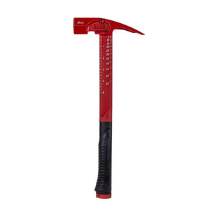 BOSS 16oz Milled Face Pro Series Titanium Hammer  - RED