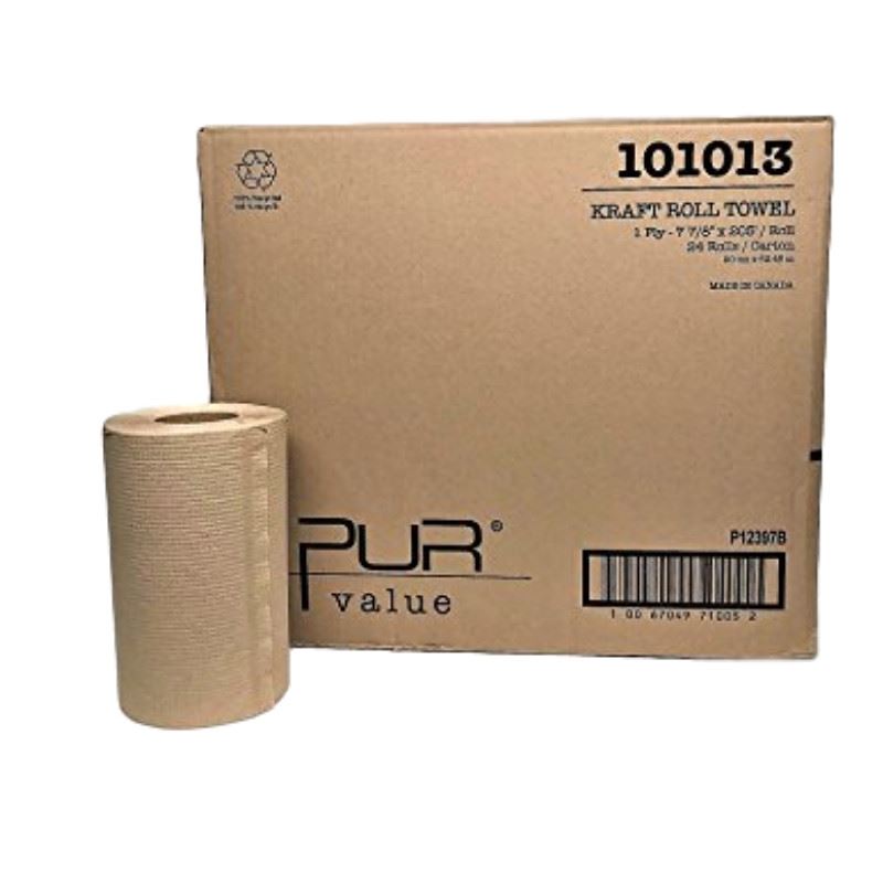 Brown Industrial Towel (12 Rolls)