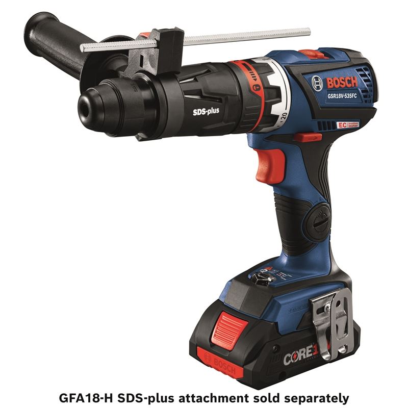 Bosch GSR18V-535FCB15 18V EC Brushless Connected-Ready Flexiclick 5-In-1 Drill/Driver System with (1) CORE18V 4.0 Ah Compact Battery