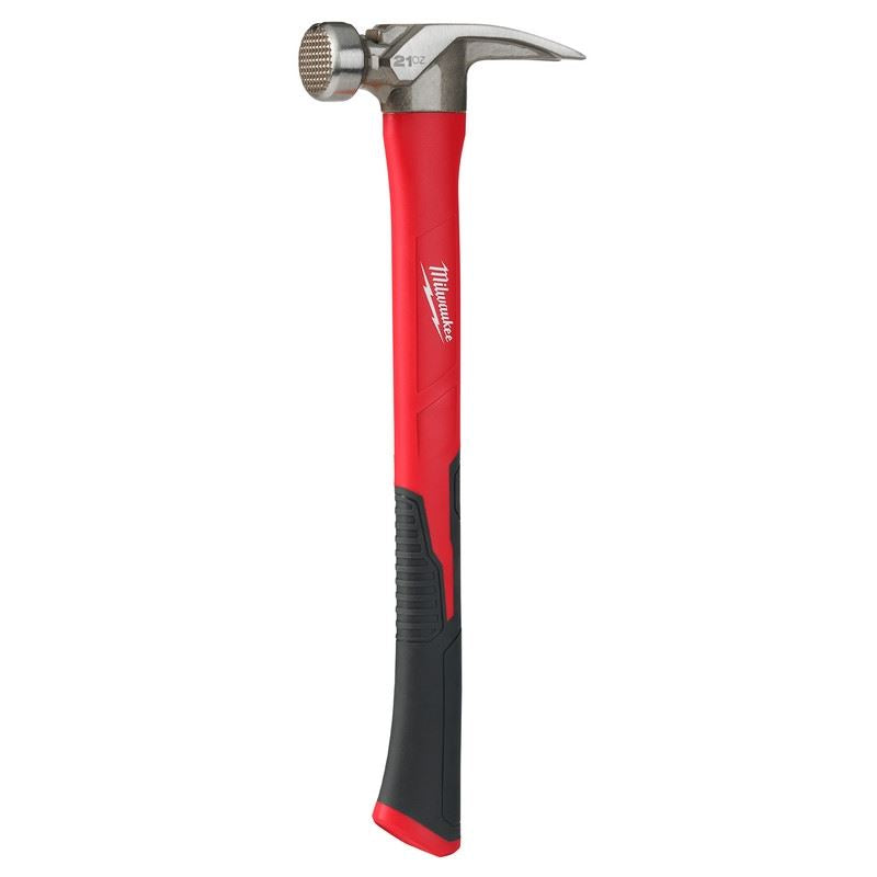 Milwaukee 48-22-9320 21oz Milled Face Poly/Fiberglass Handle Hammer