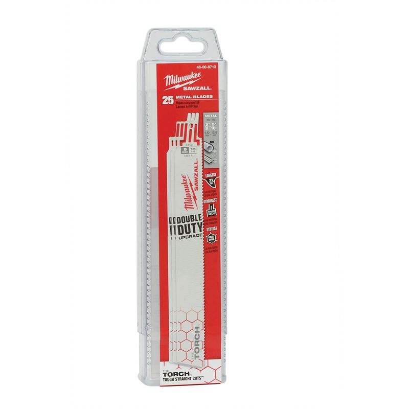 48-00-8713 9 in. 10 TPI THE TORCH SAWZALL Blade (25 Pack)