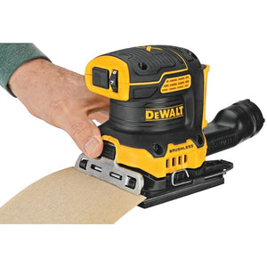 DEWALT DCW200B 20V MAX* XRÂ® Brushless Cordless 1/4 Sheet Variable Speed Sander (Tool Only)