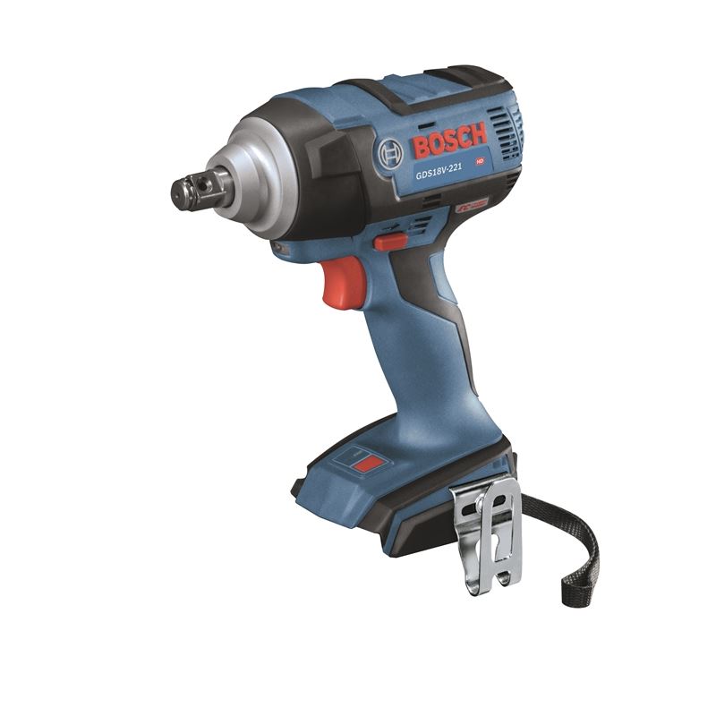 Bosch GDS18V-221N 18V EC Brushless 1/2 In. Impact Wrench with Friction Ring and Thru-Hole (Bare Tool)